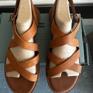 Toms Women's Brown Strappy Sandals